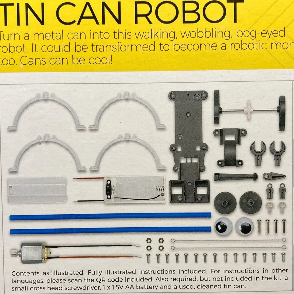 4M Toysmith kidzrobotix tin